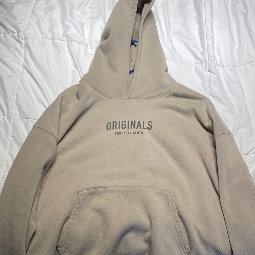 Brooklyn Cloth Tan Crew Neck Sweater Soft Casual Fit